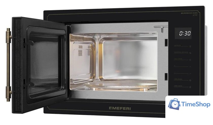 Микроволновая печь Meferi MMO6025BK Retro - Изображение №2 — Интернет-магазин Time-Shop