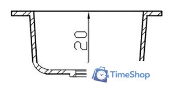 Кухонная мойка Fosto КМД 51К - Изображение №4 — Интернет-магазин Time-Shop