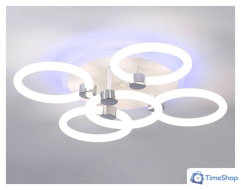 Припотолочная люстра Ambrella light Original FA3841/4+1 WH - Изображение №2 — Интернет-магазин Time-Shop