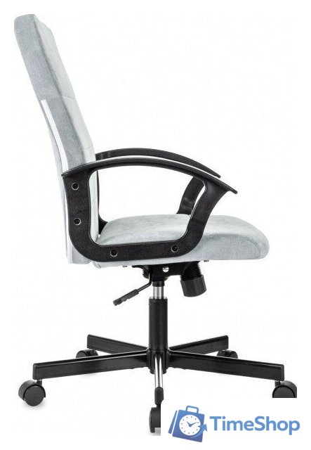 Офисное кресло Бюрократ Triest (серо-голубой Fabric Light-28) - Изображение №4 — Интернет-магазин Time-Shop