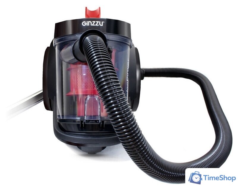 Пылесос Ginzzu VS435 (красный) - Изображение №3 — Интернет-магазин Time-Shop