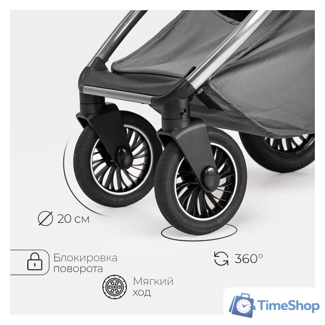 Универсальная коляска Tomix Adele 2 в 1 S760/2 (черный) - Изображение №35 — Интернет-магазин Time-Shop