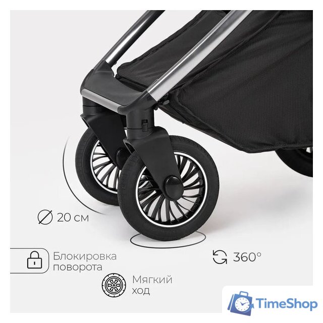 Универсальная коляска Tomix Adele 2 в 1 S760/2 (черный) - Изображение №34 — Интернет-магазин Time-Shop