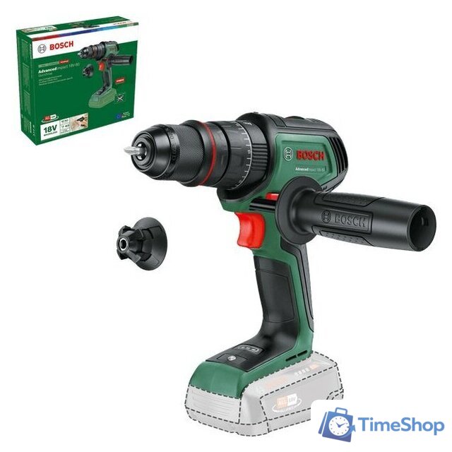 Ударная дрель-шуруповерт Bosch AdvancedImpact 18V-80 QuickSnap 06039E2100 (без АКБ) - Изображение №1 — Интернет-магазин Time-Shop