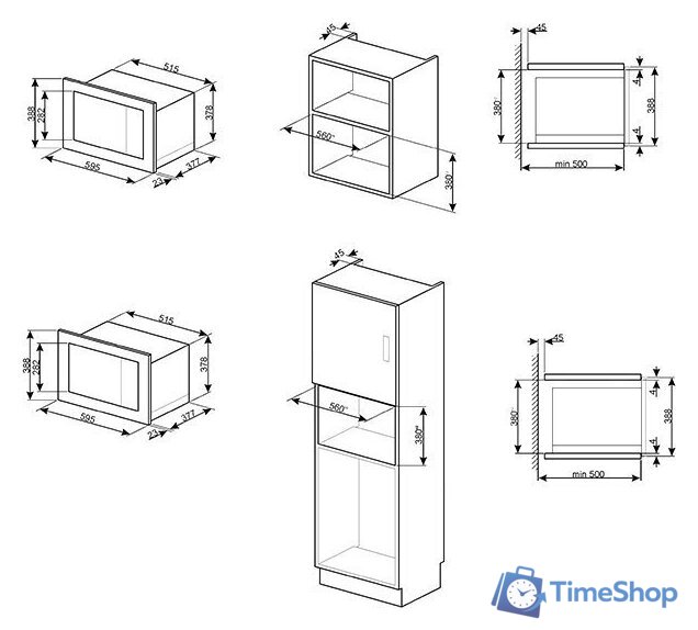 Микроволновая печь Smeg FMI325X - Изображение №3 — Интернет-магазин Time-Shop
