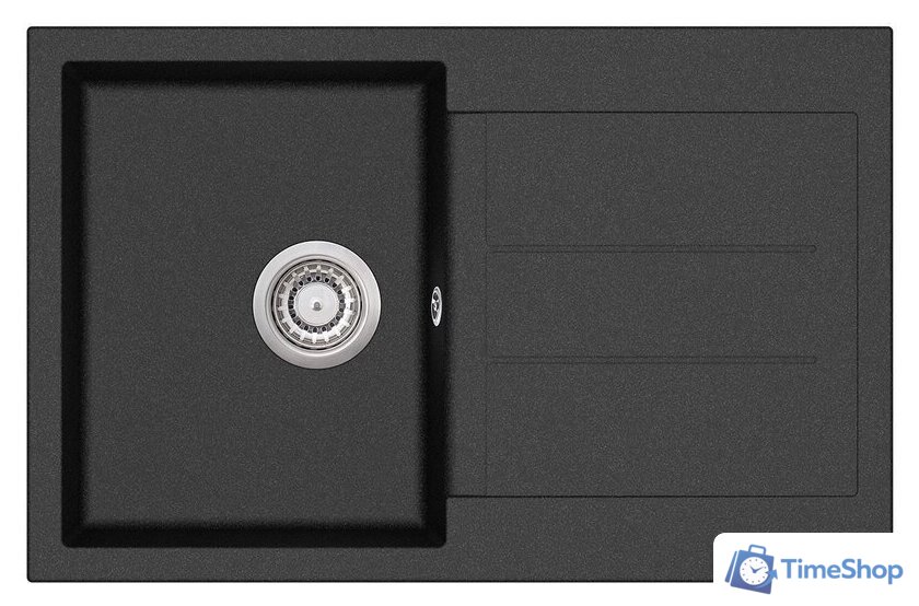 Кухонная мойка Aquasanita Tesa SQT101AW (black metallic 601) - Изображение №1 — Интернет-магазин Time-Shop