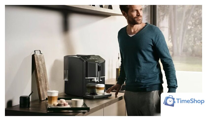 Кофемашина Siemens EQ300 TF301E19 - Изображение №5 — Интернет-магазин Time-Shop