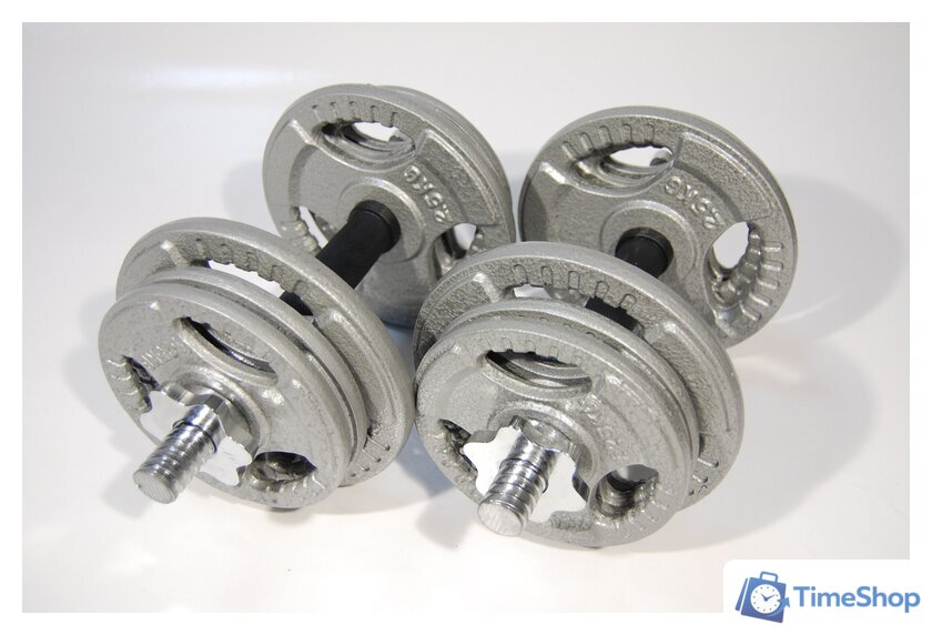 Набор гантелей Atlas Sport Хаммертон 2x14 кг - Изображение №7 — Интернет-магазин Time-Shop