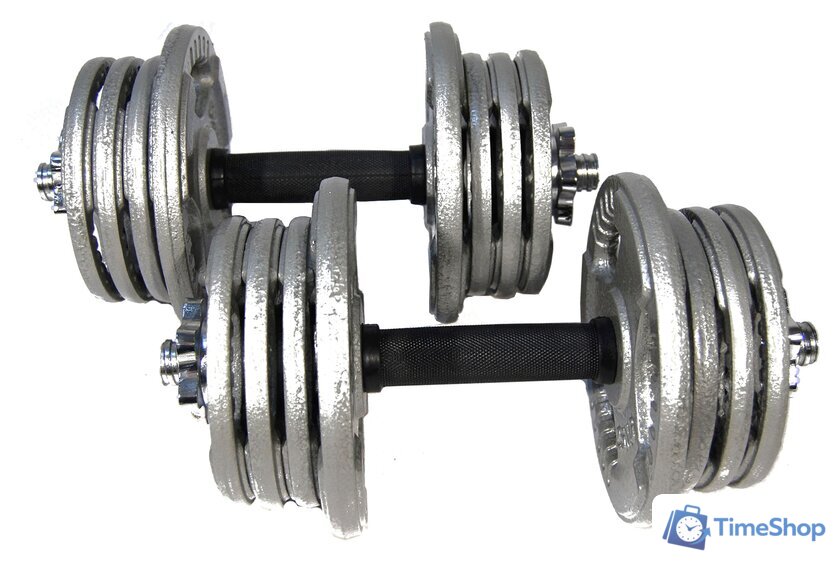 Набор гантелей Atlas Sport Хаммертон 2x14 кг - Изображение №1 — Интернет-магазин Time-Shop