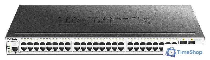 Управляемый коммутатор 2-го уровня D-Link DGS-3000-52L/B1A - Изображение №1 — Интернет-магазин Time-Shop