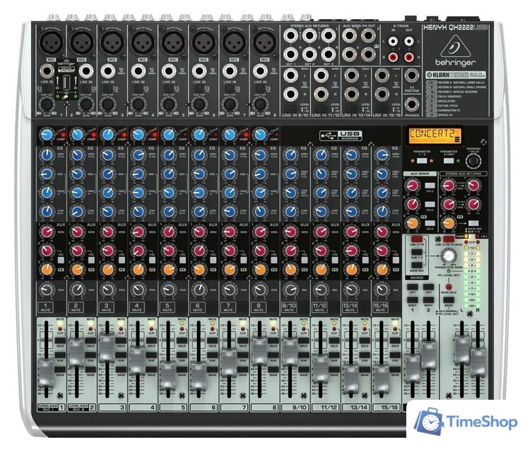 Микшерный пульт Behringer Xenyx QX2222USB - Изображение №1 — Интернет-магазин Time-Shop