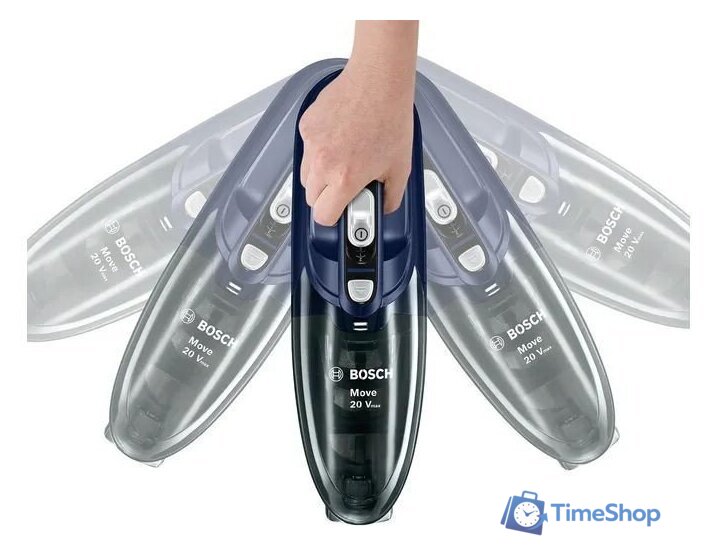 Пылесос Bosch Move Lithium 20Vmax BHN20L - Изображение №5 — Интернет-магазин Time-Shop