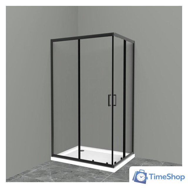 Душевой уголок BelBagno UNO-195-AH-2-120/100-C-NERO - Изображение №5 — Интернет-магазин Time-Shop