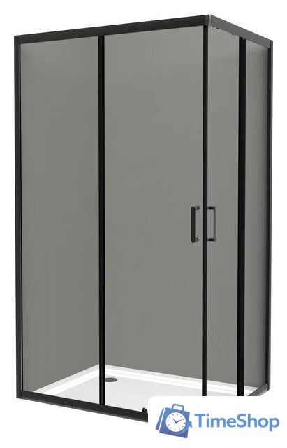 Душевой уголок BelBagno UNO-195-AH-2-120/100-C-NERO - Изображение №1 — Интернет-магазин Time-Shop