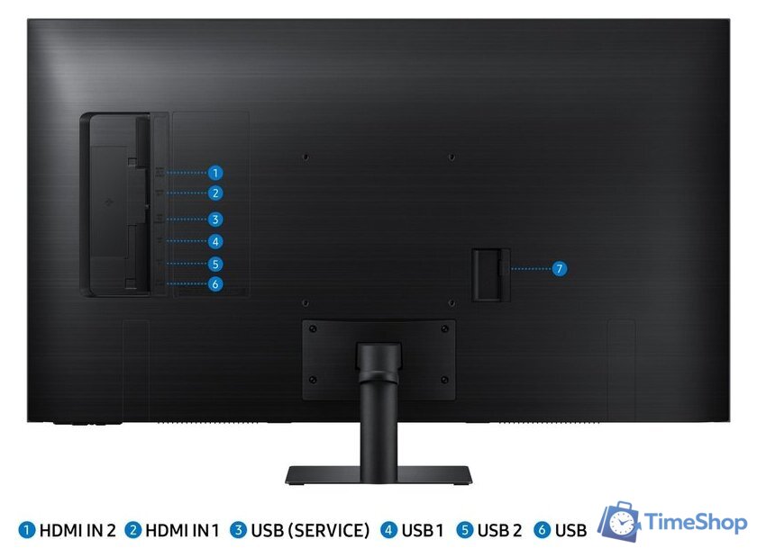 Smart монитор Samsung Smart M7 LS43DM702UUXDU - Изображение №12 — Интернет-магазин Time-Shop