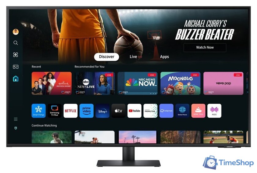 Smart монитор Samsung Smart M7 LS43DM702UUXDU - Изображение №2 — Интернет-магазин Time-Shop