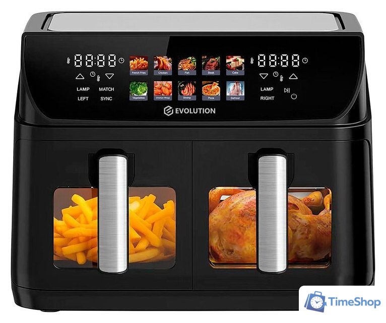 Аэрогриль (аэрофритюрница) Evolution AIRO 10400ТW Dual - Изображение №1 — Интернет-магазин Time-Shop