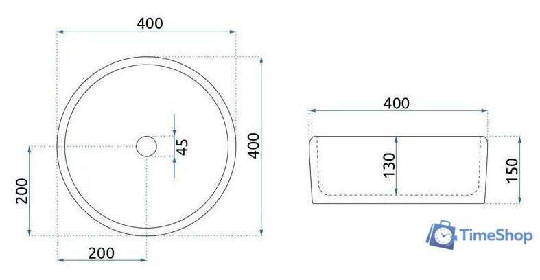 Умывальник Rea Florisa U3308 - Изображение №7 — Интернет-магазин Time-Shop