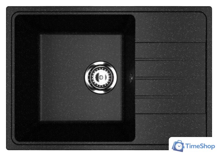 Кухонная мойка Mixline ML-GMU06 556732 (черный камень) - Изображение №1 — Интернет-магазин Time-Shop