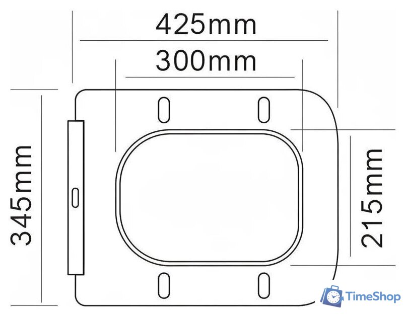 Унитаз подвесной Lauter Magdeburg 21103EC + AM.PM PrimeFit I012709.0151 (черный матовый хром глянцевый, с кнопкой смыва) - Изображение №21 — Интернет-магазин Time-Shop