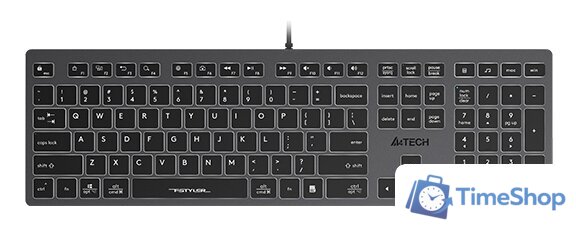 Клавиатура A4Tech Fstyler FX60 (белая подсветка) - Изображение №1 — Интернет-магазин Time-Shop