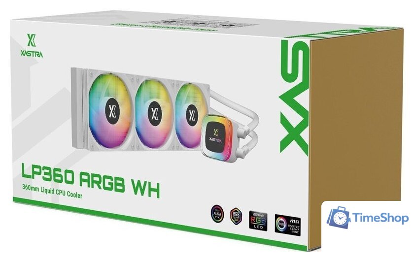 Система жидкостного охлаждения для процессора XASTRA LP360 ARGB WH - Изображение №9 — Интернет-магазин Time-Shop