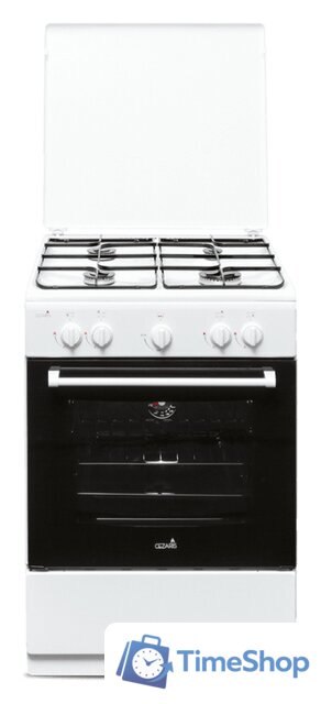 Кухонная плита CEZARIS ПГ 3200-05 (белый) - Изображение №1 — Интернет-магазин Time-Shop