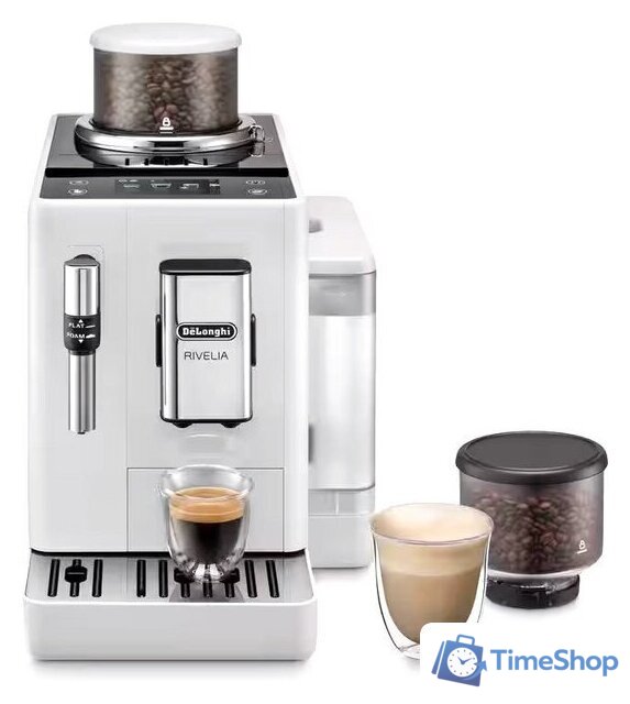 Кофемашина DeLonghi Rivelia EXAM440.35.W - Изображение №1 — Интернет-магазин Time-Shop