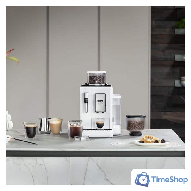 Кофемашина DeLonghi Rivelia EXAM440.35.W - Изображение №8 — Интернет-магазин Time-Shop