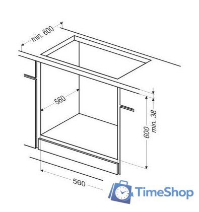 Электрический духовой шкаф Hansa BOEI68428 - Изображение №2 — Интернет-магазин Time-Shop
