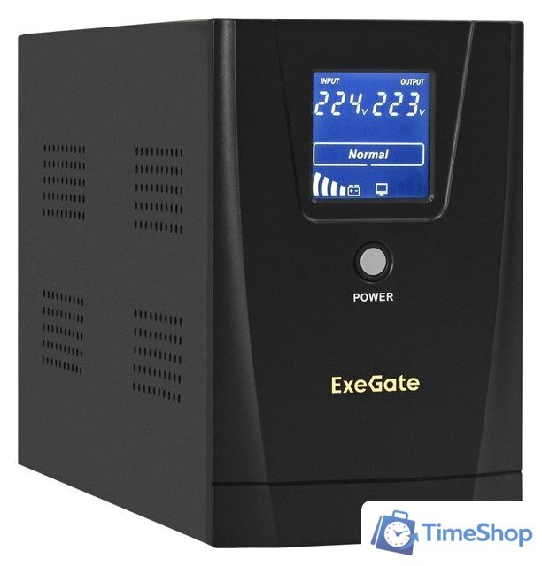Источник бесперебойного питания ExeGate SpecialPro Smart LLB-2000.LCD.AVR.4C13.RJ.USB EX292631RUS - Изображение №1 — Интернет-магазин Time-Shop
