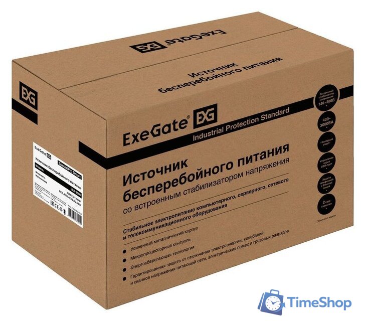 Источник бесперебойного питания ExeGate SpecialPro Smart LLB-2000.LCD.AVR.4C13.RJ.USB EX292631RUS - Изображение №4 — Интернет-магазин Time-Shop