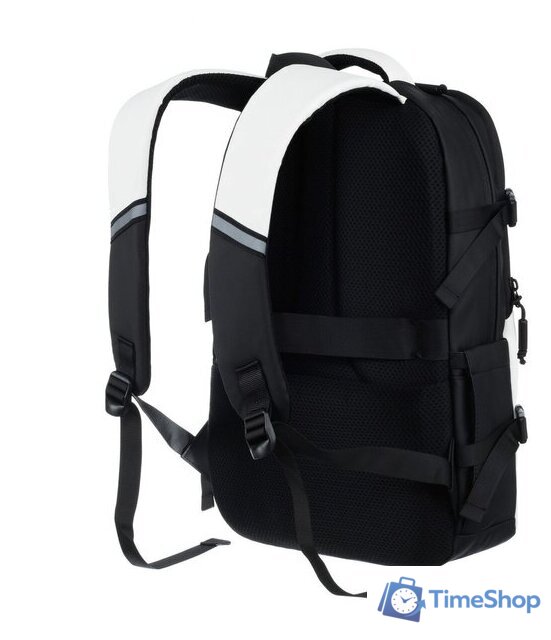 Городской рюкзак Torber Xtreme 18 TS1101WH (белый/черный) - Изображение №3 — Интернет-магазин Time-Shop