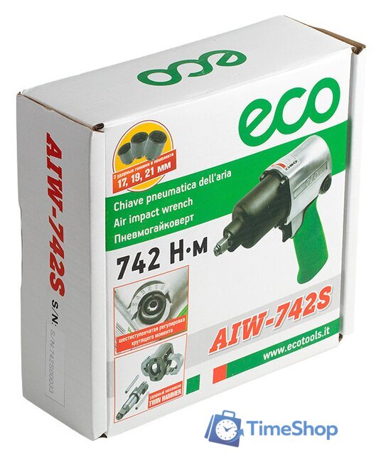 Пневматический гайковерт ECO AIW-742S - Изображение №8 — Интернет-магазин Time-Shop