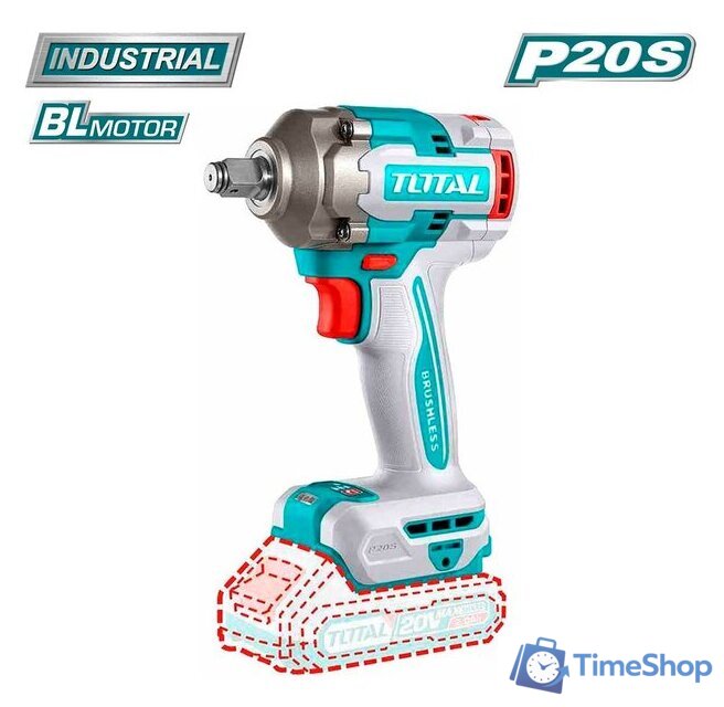 Гайковерт Total TIWLI20401 (без АКБ) - Изображение №1 — Интернет-магазин Time-Shop