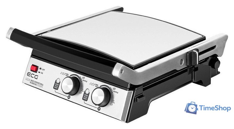 Электрогриль ECG KG 2033 Duo Grill & Waffle - Изображение №2 — Интернет-магазин Time-Shop