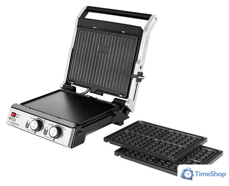 Электрогриль ECG KG 2033 Duo Grill & Waffle - Изображение №14 — Интернет-магазин Time-Shop