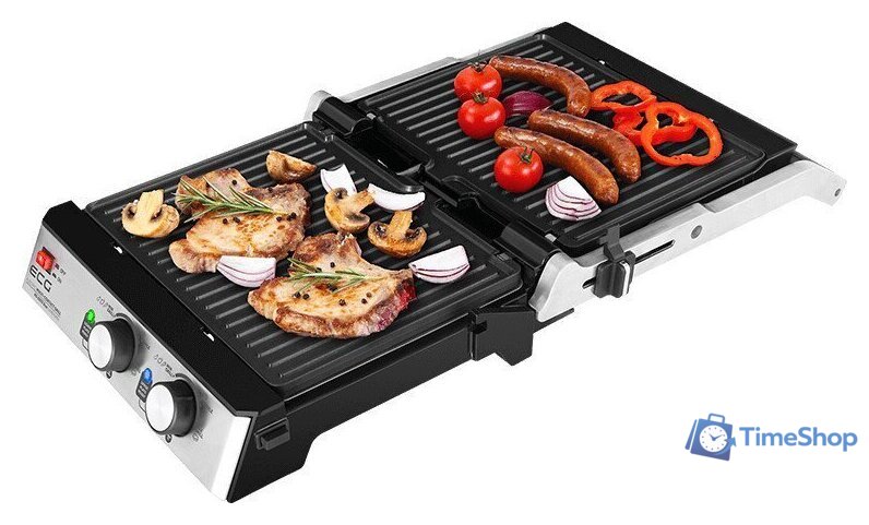 Электрогриль ECG KG 2033 Duo Grill & Waffle - Изображение №9 — Интернет-магазин Time-Shop