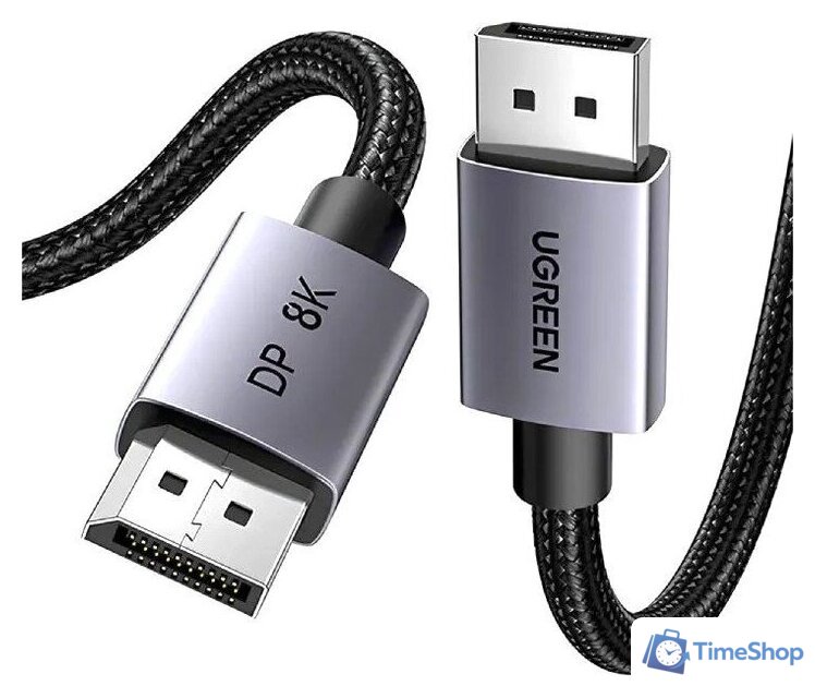 Кабель Ugreen DP120 25905 DisplayPort - DisplayPort (2 м, черный) - Изображение №1 — Интернет-магазин Time-Shop