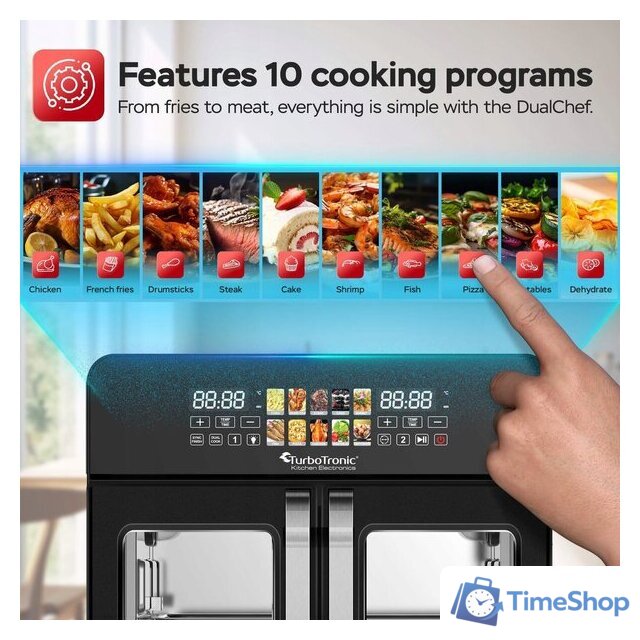 Мини-печь TurboTronic TT-AFO240 - Изображение №4 — Интернет-магазин Time-Shop