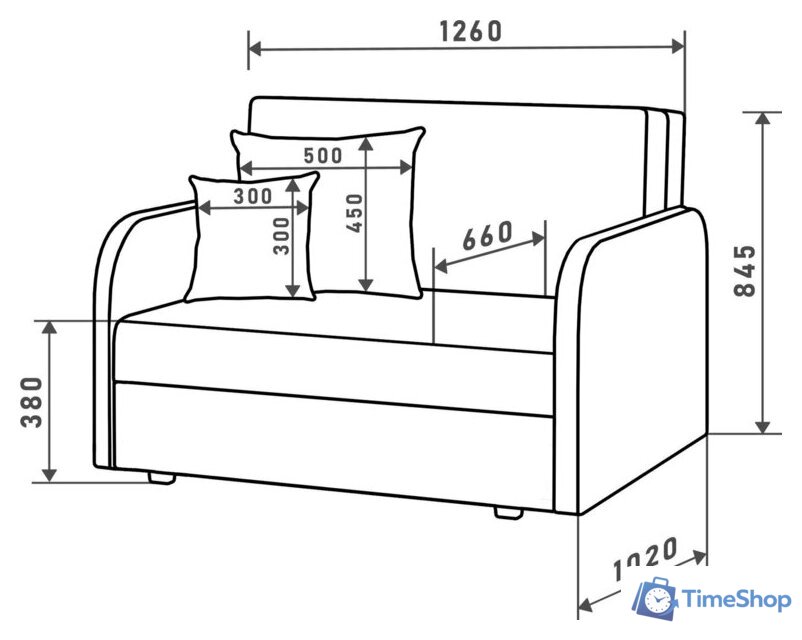 Диван Mio Tesoro Анри SB2 (Norton Slate) - Изображение №7 — Интернет-магазин Time-Shop