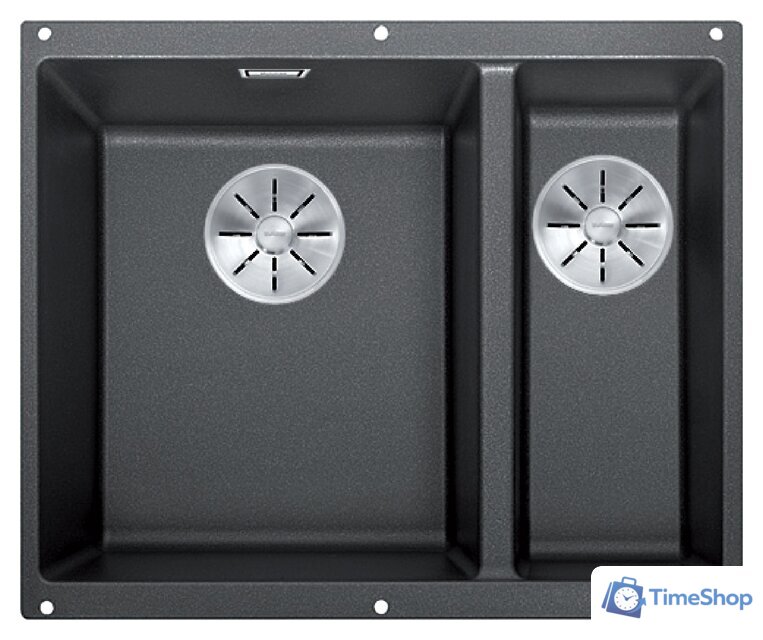 Кухонная мойка Blanco Subline 340/160-U (левая, антрацит) - Изображение №1 — Интернет-магазин Time-Shop