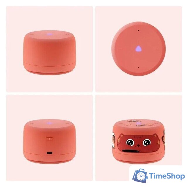 Умная колонка Яндекс Станция Лайт 2 без часов (коралловый) - Изображение №7 — Интернет-магазин Time-Shop