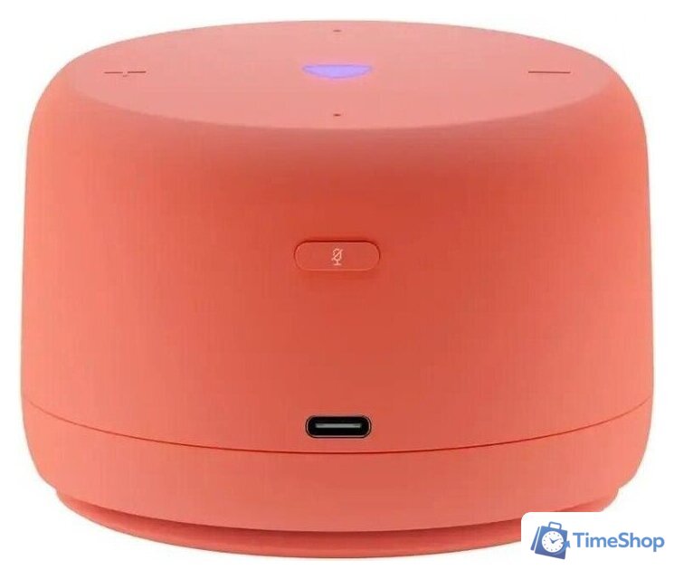 Умная колонка Яндекс Станция Лайт 2 без часов (коралловый) - Изображение №3 — Интернет-магазин Time-Shop