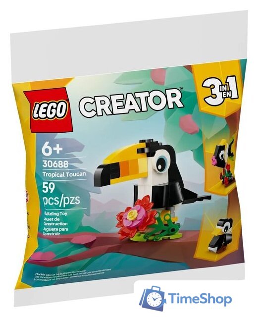Конструктор LEGO Creator 3 в 1 30688 Тропический тукан - Изображение №1 — Интернет-магазин Time-Shop