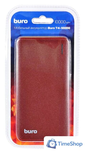 Внешний аккумулятор Buro T4-10000 - Изображение №7 — Интернет-магазин Time-Shop