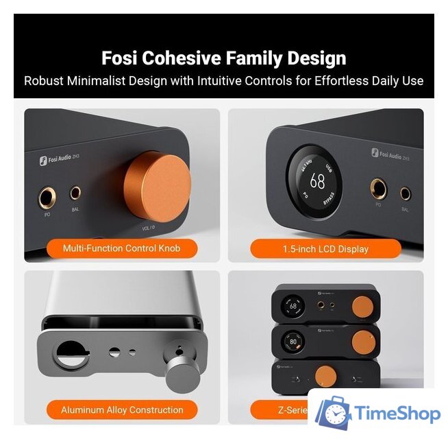 Настольный усилитель Fosi Audio ZH3 - Изображение №8 — Интернет-магазин Time-Shop