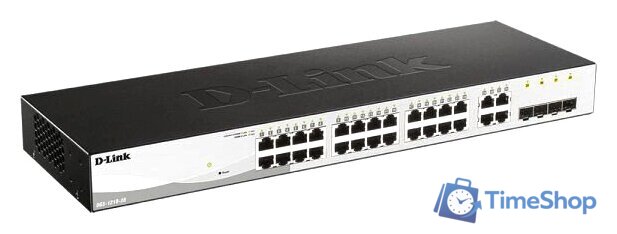 Настраиваемый коммутатор D-Link DGS-1210-28/F3A - Изображение №1 — Интернет-магазин Time-Shop