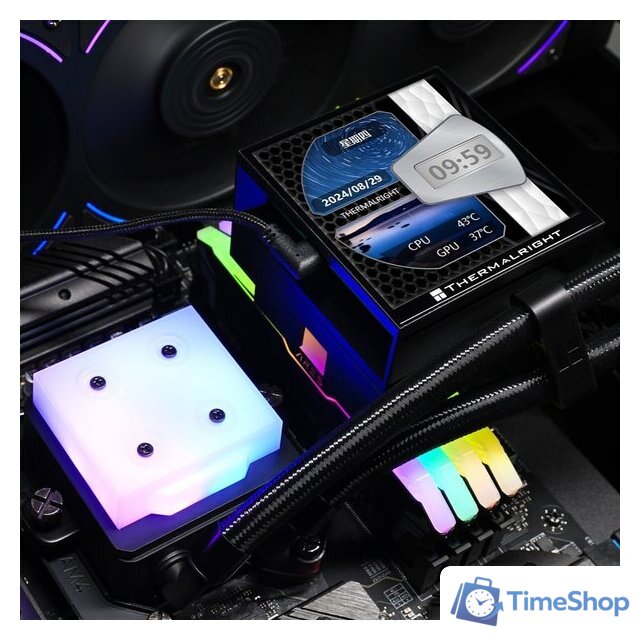 Система жидкостного охлаждения для процессора Thermalright Hyper Vision 360 UB ARGB (черный) - Изображение №8 — Интернет-магазин Time-Shop