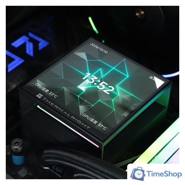 Система жидкостного охлаждения для процессора Thermalright Hyper Vision 360 UB ARGB (черный) - Изображение №7 — Интернет-магазин Time-Shop